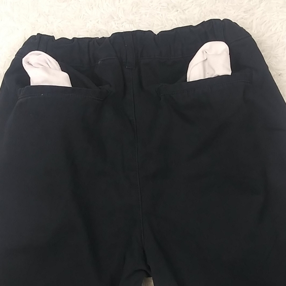 Children's Place Navy Blue Mid Rise adjustable Waist Bermuda Dress Uniform Short - Picture 12 of 13